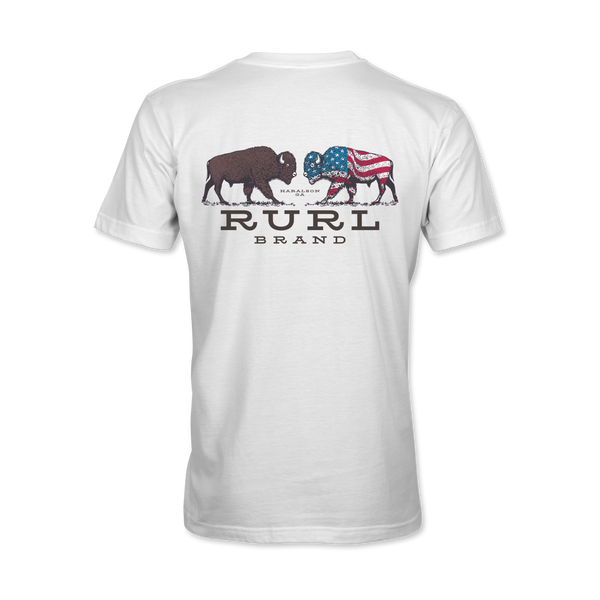 RURL Bison USA Made T Shirt