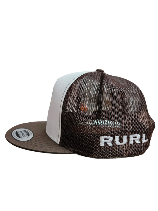 Haralson Hat Co Skull White/Brown