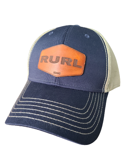 The Blue and Tan Trucker Hat